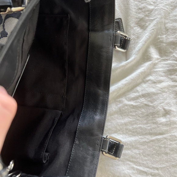 Black and Grey Coach Bag - Picture 11 of 13